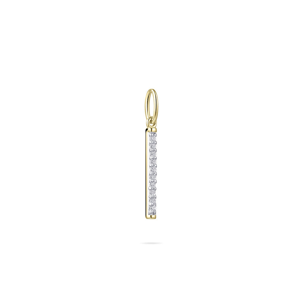 Gisser Hanger 14K Geelgoud Zirkonia Wit – VGP029 – foto 2