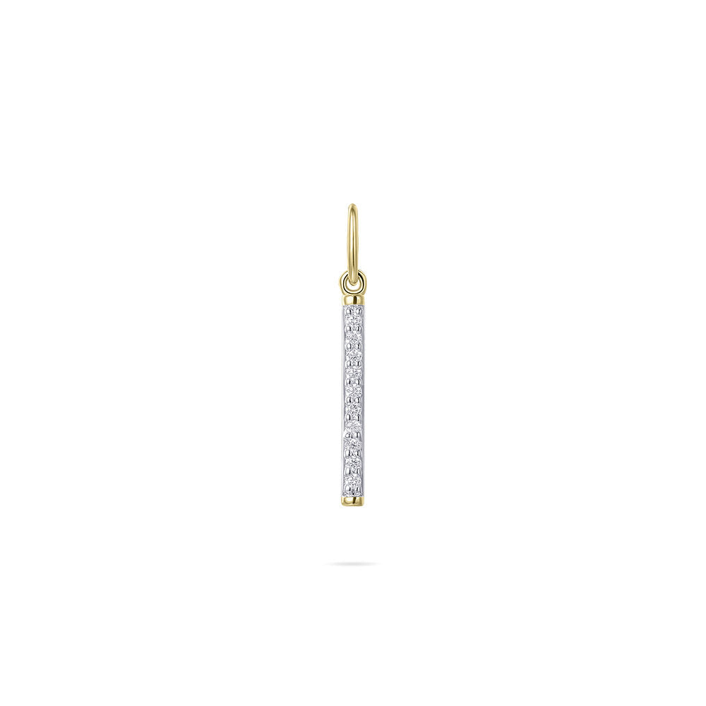 Gisser Hanger 14K Geelgoud Zirkonia Wit – VGP029