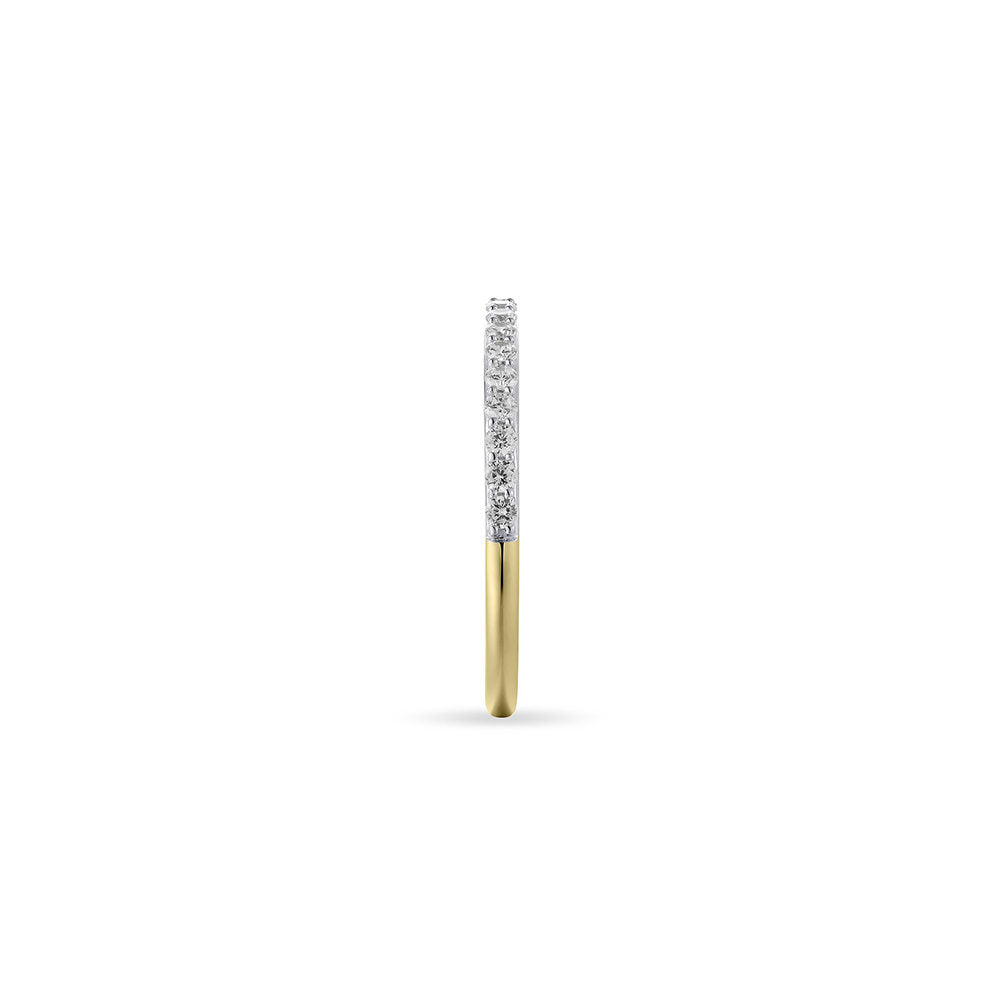 Gisser Ring 14K Geelgoud Zirkonia Wit – VGR019 – foto 3