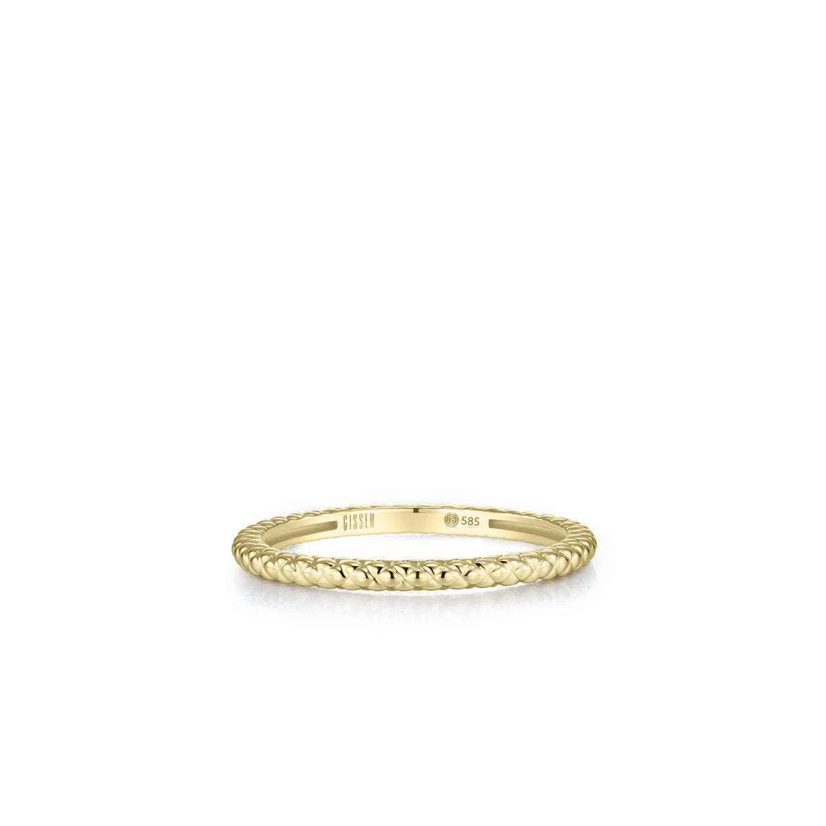 Gisser Ring 14K Geelgoud – VGR067 – foto 2