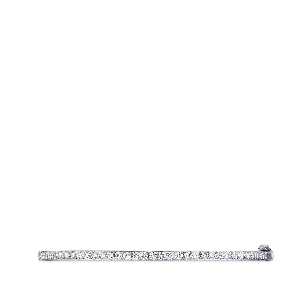 Gisser Armband 14K Witgoud Zirkonia Wit 60 mm – VWB011 – foto 2