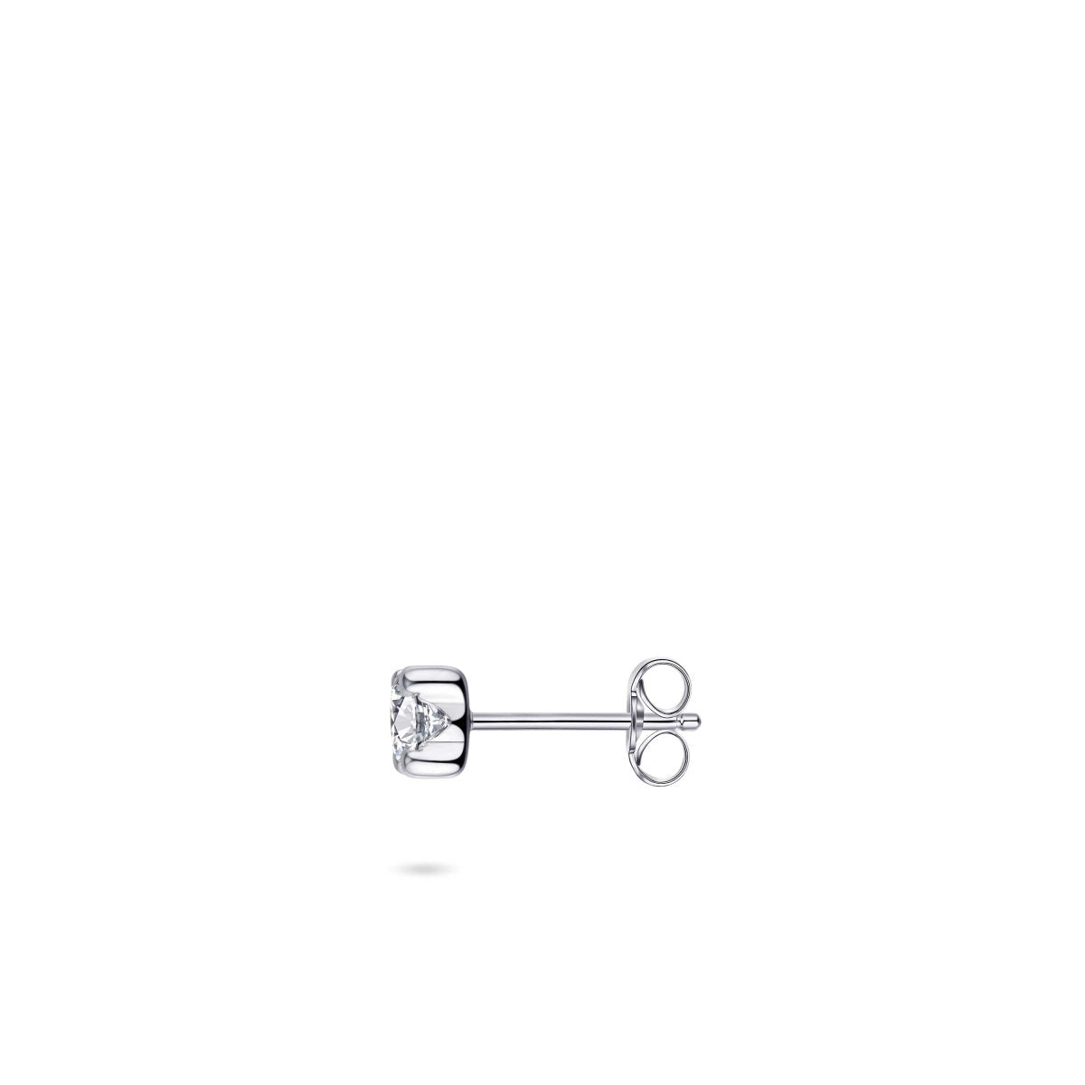 Gisser Oorbellen 14K Witgoud Zirkonia Wit – VWE001/5 – foto 2