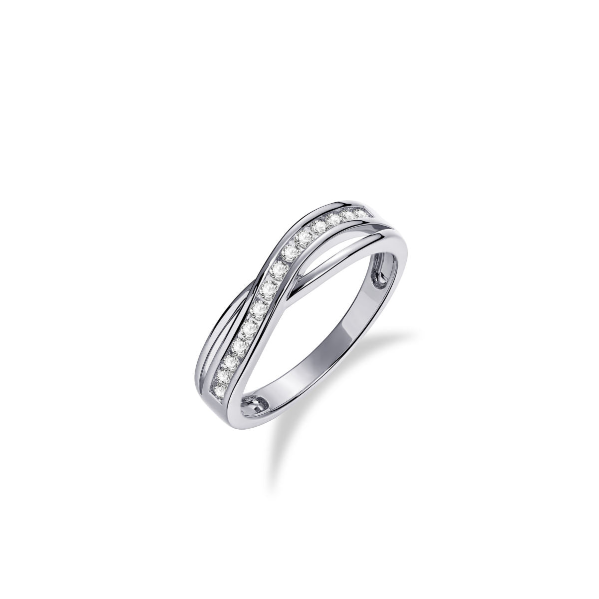 Gisser Ring 14K Witgoud – VWR101
