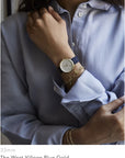 Rosefield horloge WBUG-W70 The West Village Blue Gold - PansiteNederland.nl