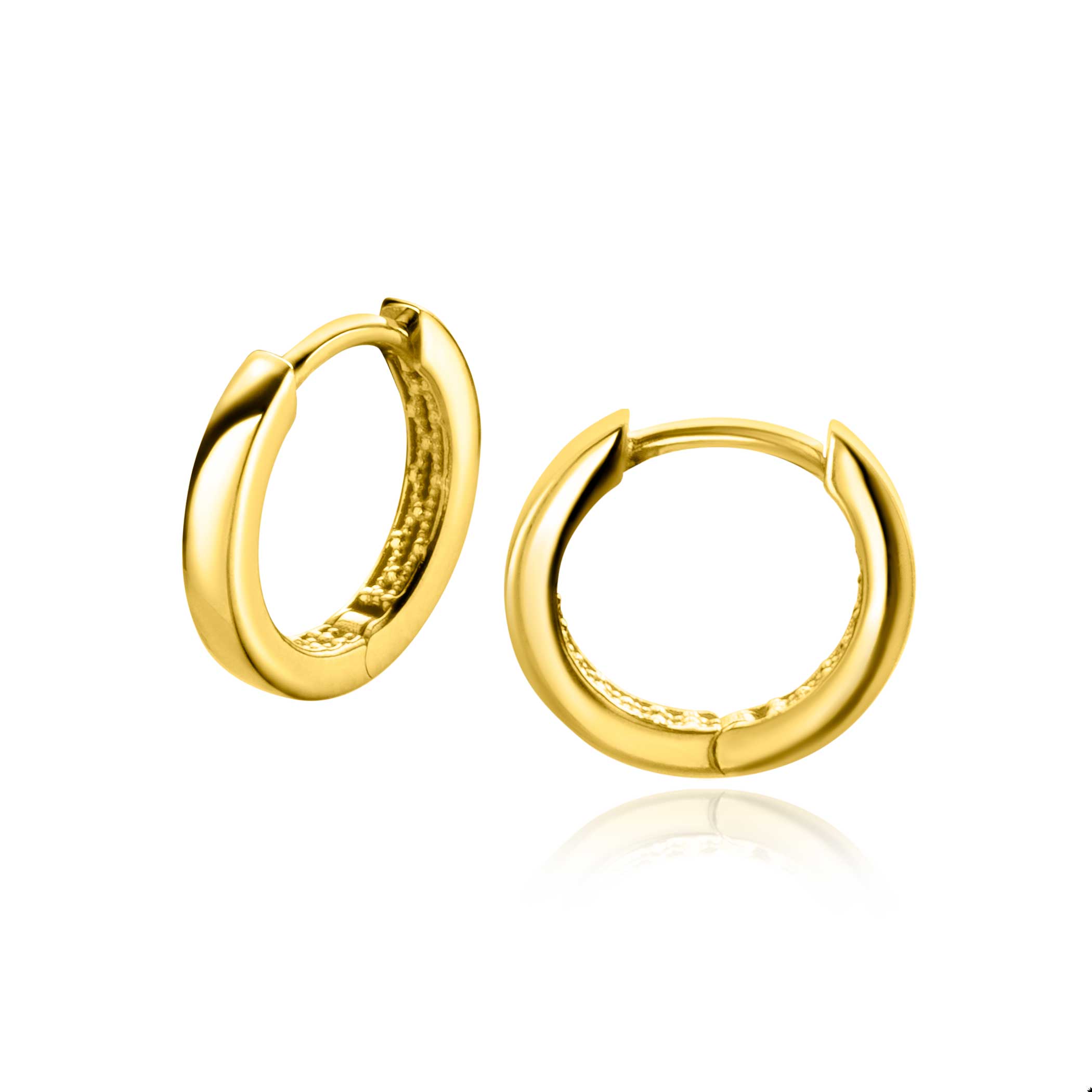 ZINZI 14K Gouden Oorbellen ZGO321 12mm