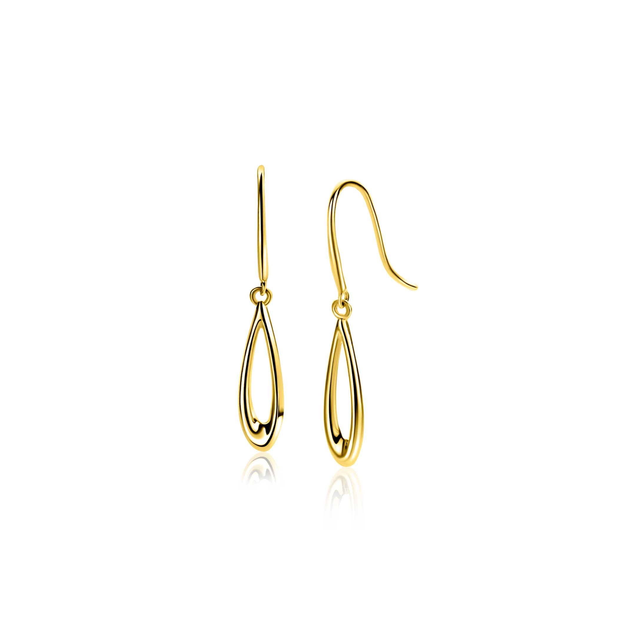 ZINZI 14K Gouden Oorbellen ZGO541 25mm