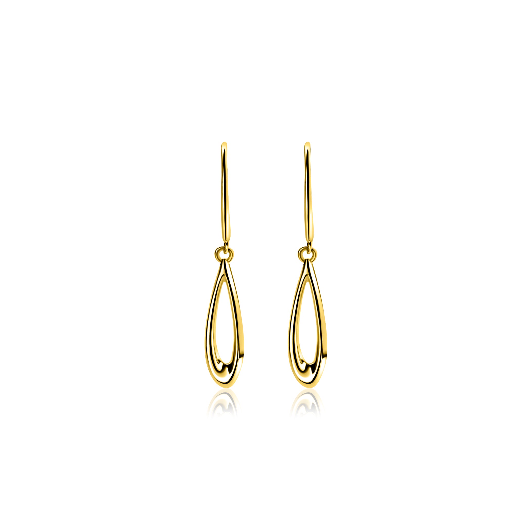 ZINZI 14K Gouden Oorbellen ZGO541 25mm