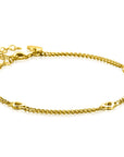 Zinzi Goud Verguld Zilveren Gourmet Armband met Hartjes | 17-20cm ZIA2409G, exclusief en kwalitatief hoogwaardig. Ontdek nu!