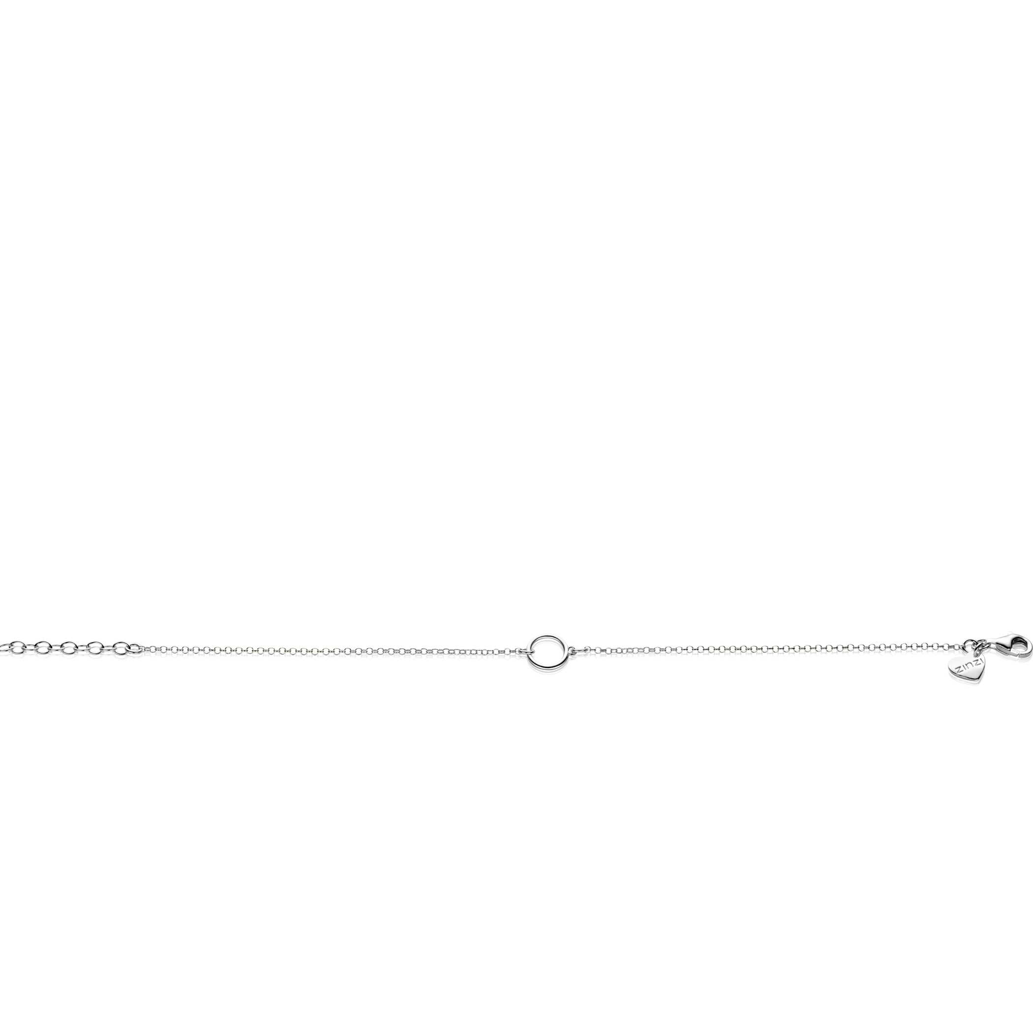 ZINZI Zilveren Armband 16,5 - 19 cm - ZIA2523