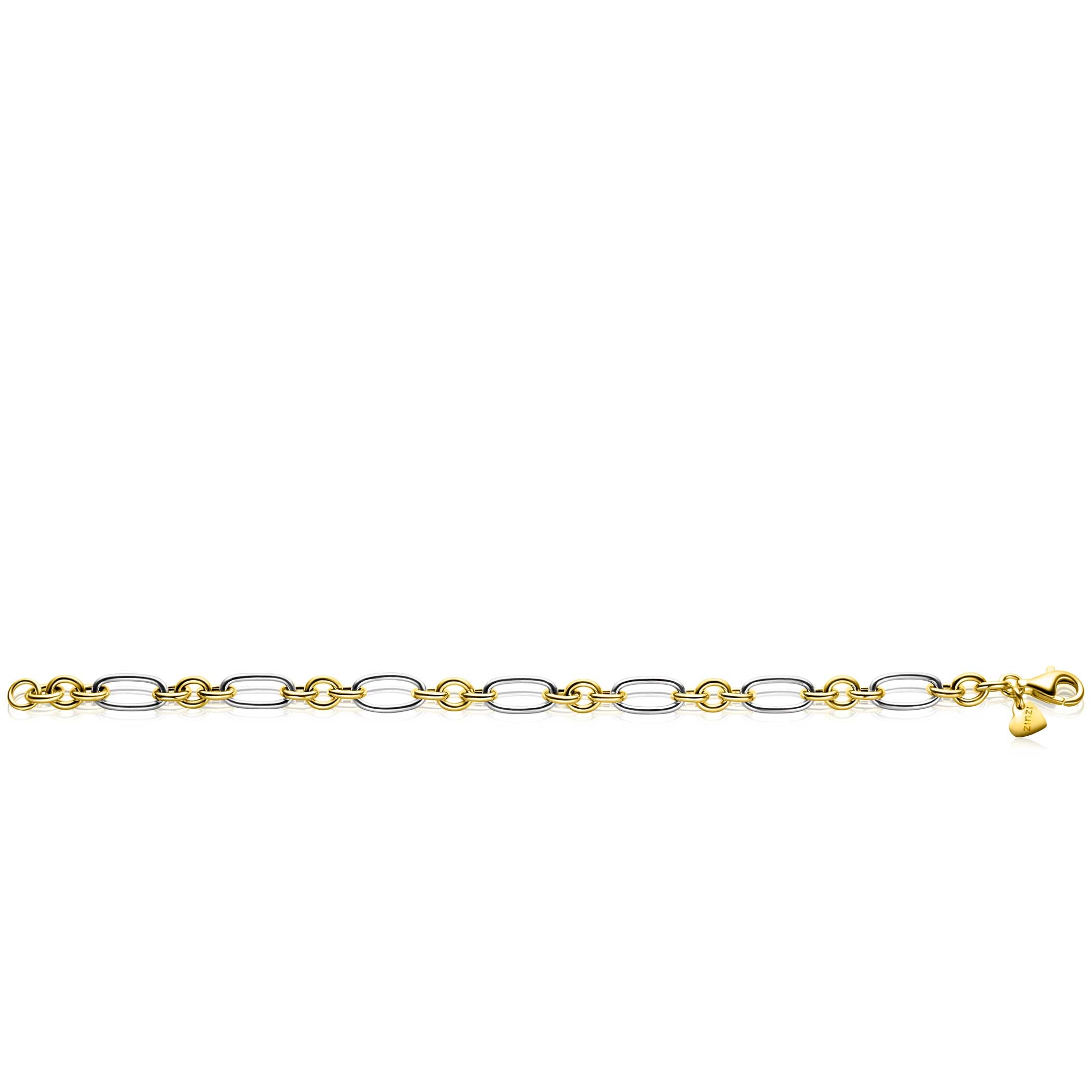 ZINZI Verguld Zilveren Armband 19,5cm - ZIA2667