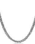 ZINZI zilveren ketting vossenstaart 5mm breed 45cm ZIC2214 - PansiteNederland.nl