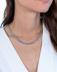 ZINZI zilveren ketting vossenstaart 5mm breed 45cm ZIC2214 - PansiteNederland.nl