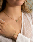 Zinzi gold plated zilveren ketting 43cm met hart plaatje 10mm om te graveren ZIC2346G, exclusief en kwalitatief hoogwaardig. Ontdek nu!