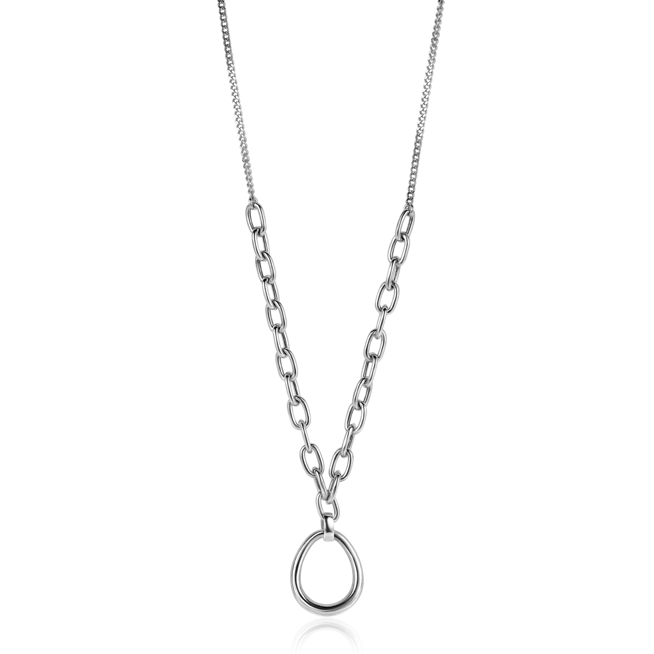 ZINZI Zilveren Ketting 40-45cm - ZIC2481