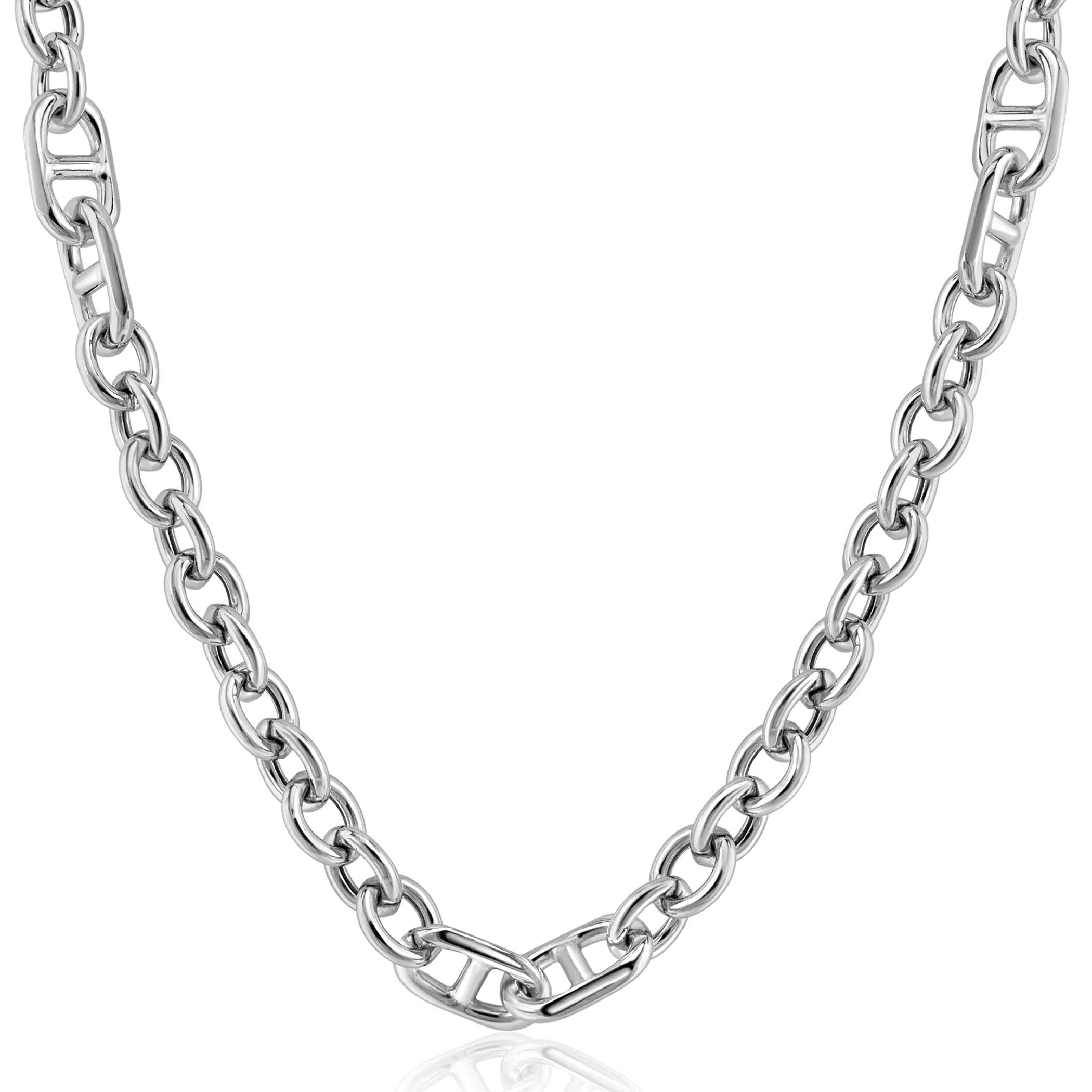 ZINZI Zilveren Ketting 42-45cm - ZIC2580