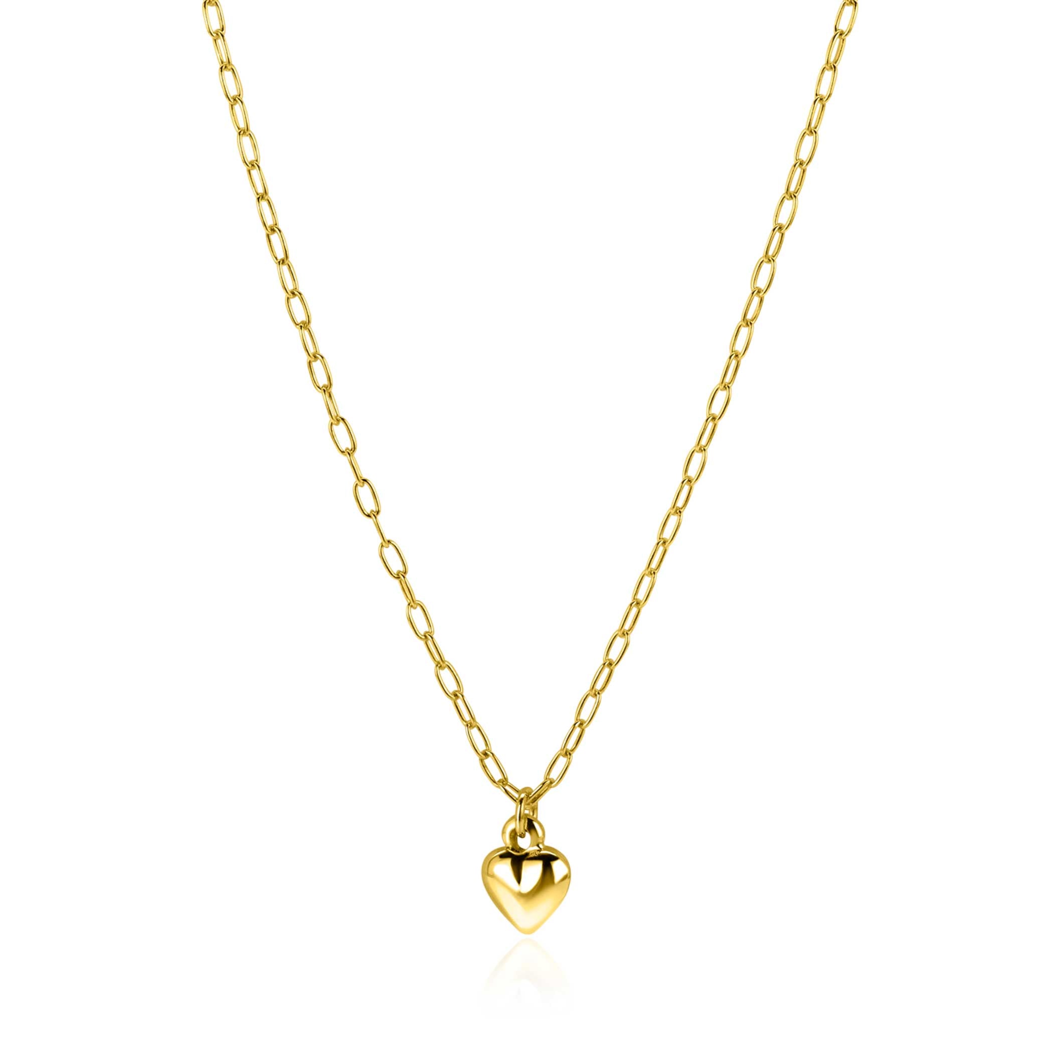 ZINZI Verguld Zilveren Ketting 42-45cm - ZIC2661