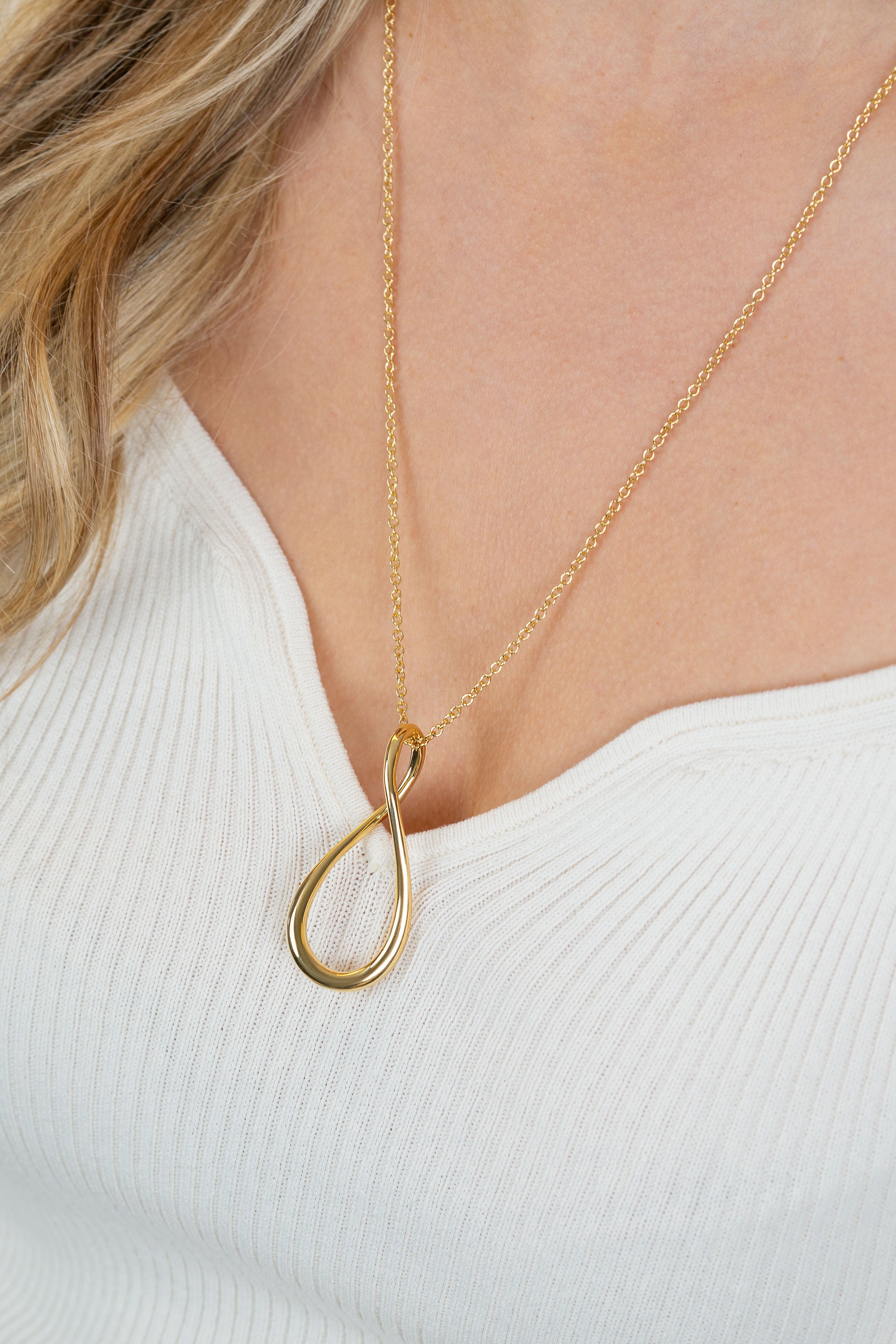 ZINZI Verguld Zilveren Ketting 60 cm - ZIC2675G