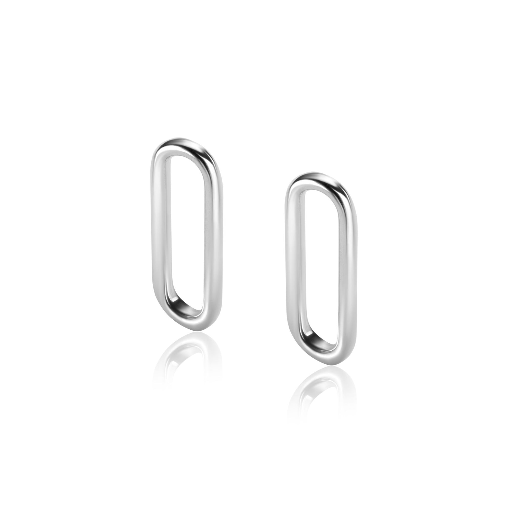 Zinzi Zilveren Oorbedels Paperclip Glad 20mm - ZICH2415, exclusief en kwalitatief hoogwaardig. Ontdek nu!