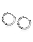 ZINZI zilveren oorringen met gedraaide buis 12 x 2mm ZIO2321