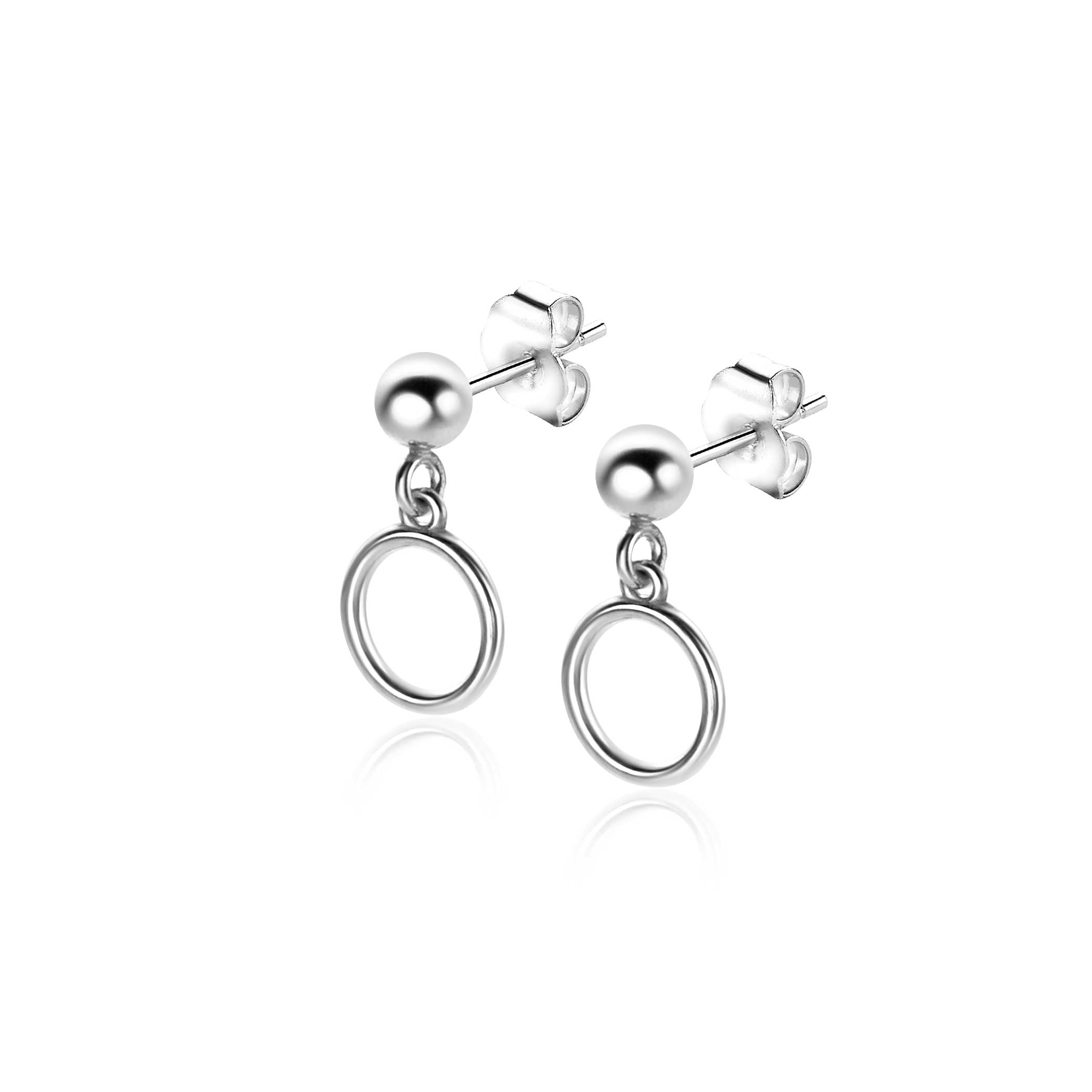ZINZI Zilveren Oorknoppen 15mm - ZIO2523