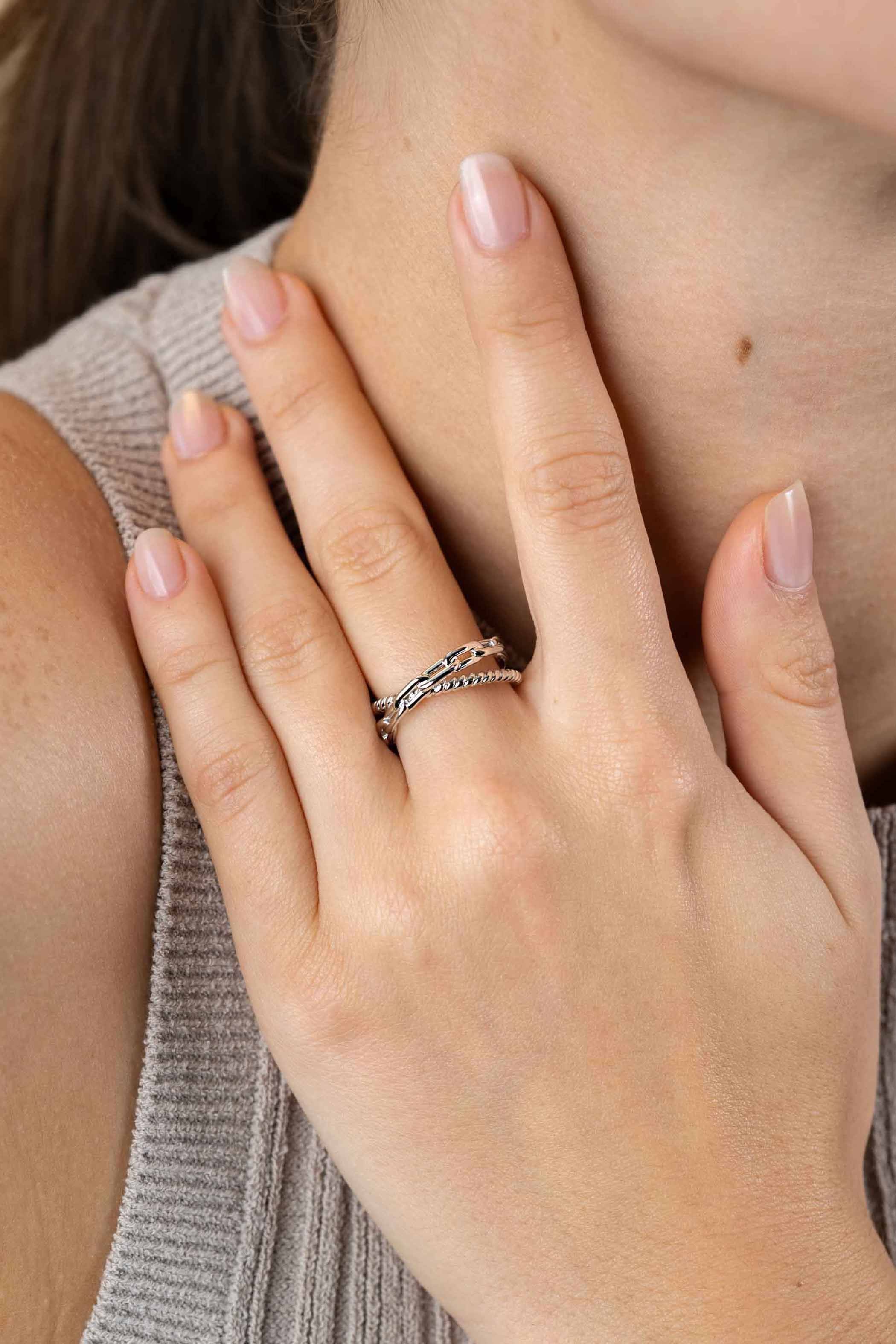 ZINZI Zilveren Ring - ZIR2544