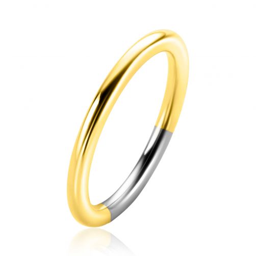 Zinzi Gold Plated Zilveren Aanschuifring Glad 2mm - ZIR2554G, exclusief en kwalitatief hoogwaardig. Ontdek nu!