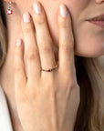 Zinzi Gold Plated Zilveren Ring met Rode en Paarse Zirkonia's - ZIR2563, exclusief en kwalitatief hoogwaardig. Ontdek nu!