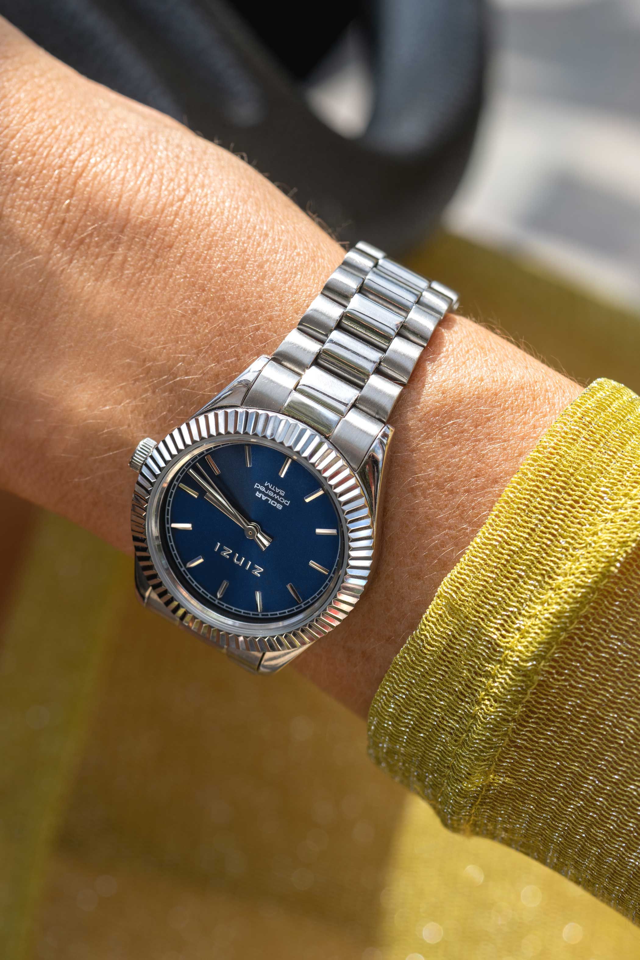 ZINZI Horloge 35mm zilverkleurig - ZIW2155