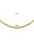 14K geelgoud collier anker 4,5 mm 45 cm 4019631 - PansiteNederland.nl