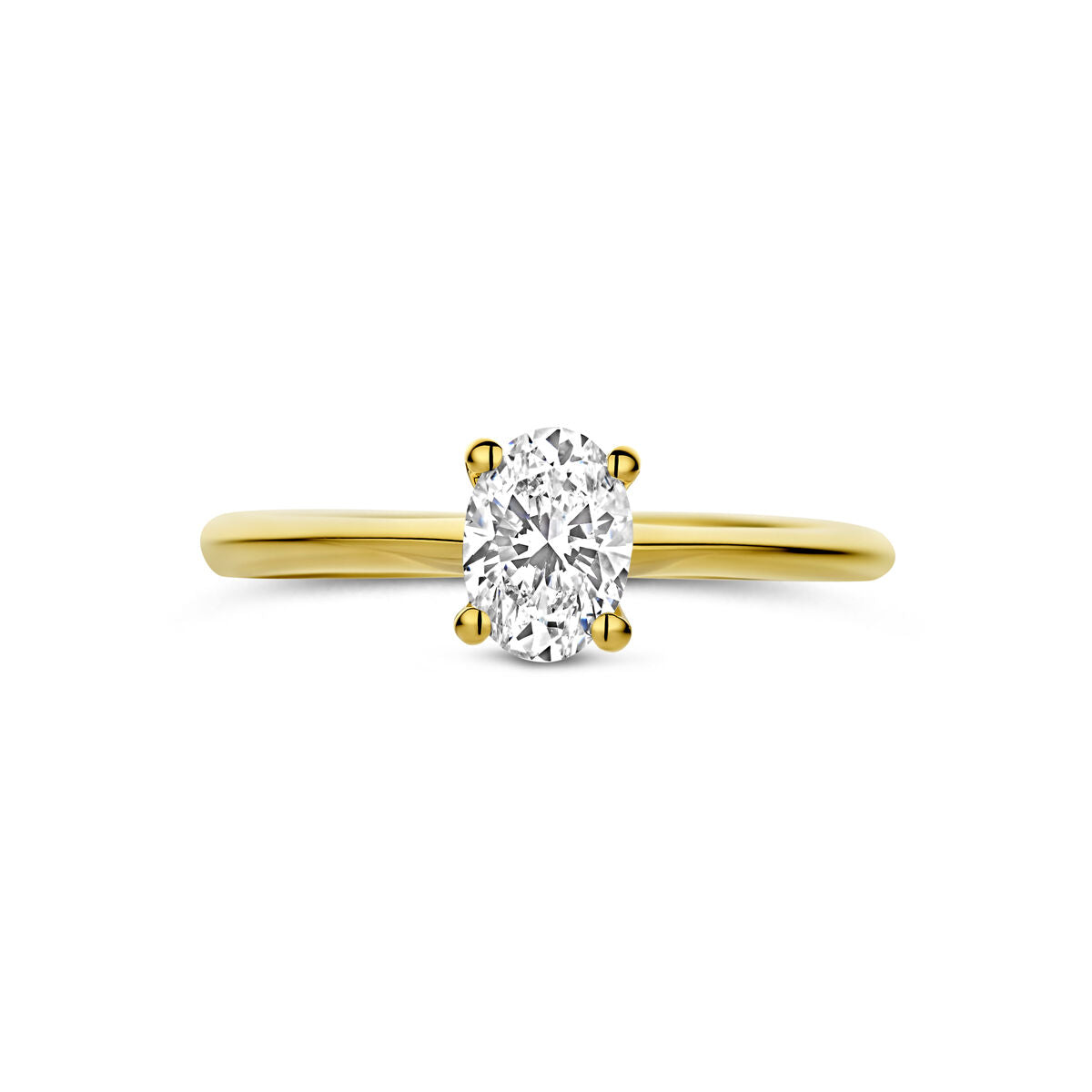 Fantasy Collection Ring lab grown diamant 0.50ct f vs 14K geelgoud