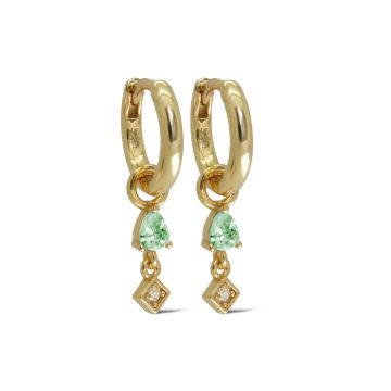 Karma Hinged Hoops Spring Sieraad oorbellen