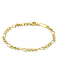 9 Karaat Geelgouden Armband 8000463 – 4 mm 18,5 cm