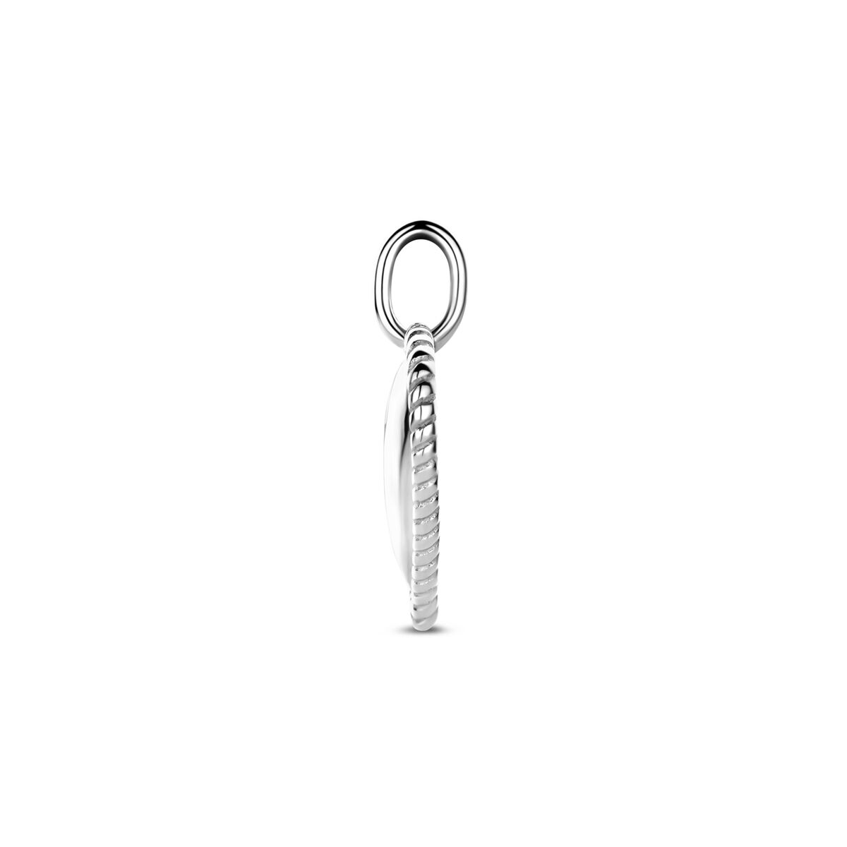 Zilveren gerhodineerde hanger hartje 19,5 mm - 1341710 - PansiteNederland.nl