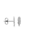 Zilveren gerhodineerde oorknoppen veer 10,5 mm - 1341557