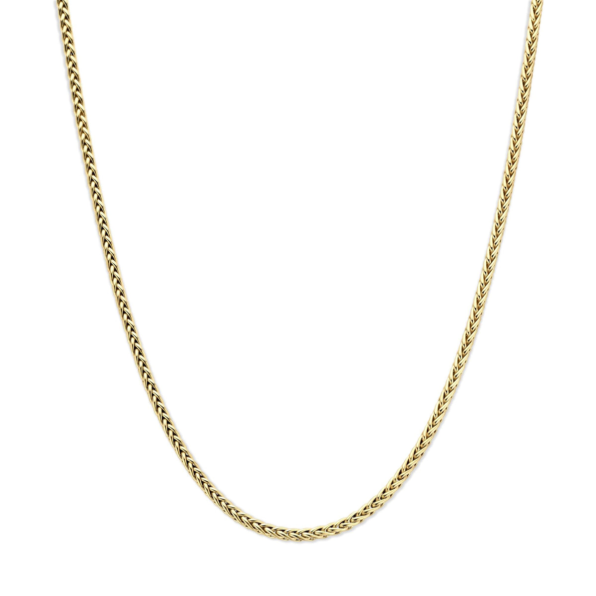 Collier vossestaart 3,0 mm 45 cm massief 9K geelgoud