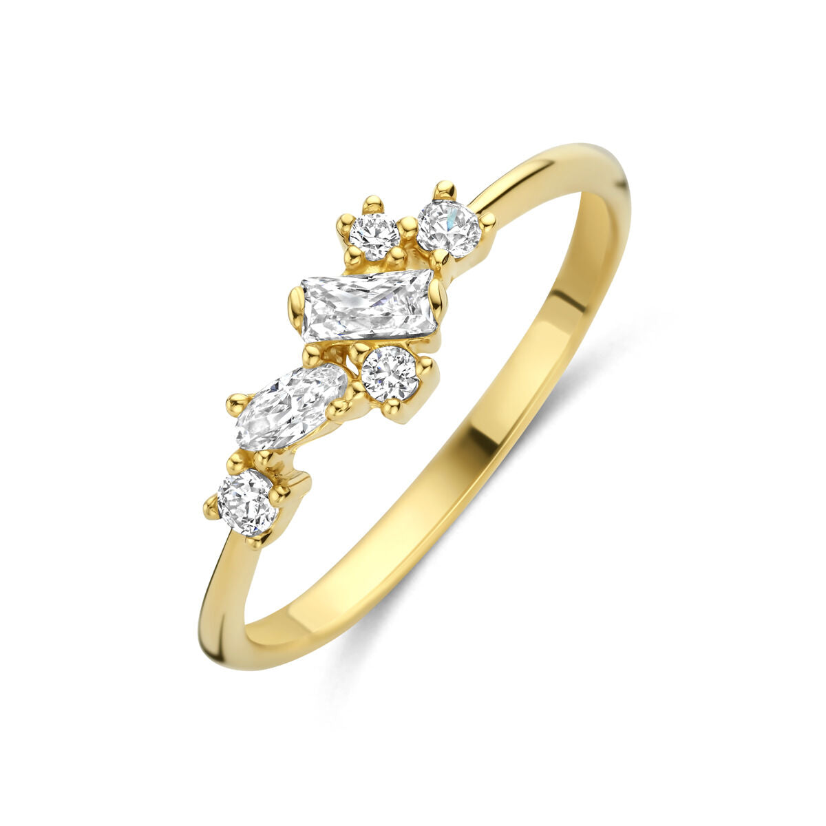 Fantasy Collection Ring zirkonia 14K geelgoud