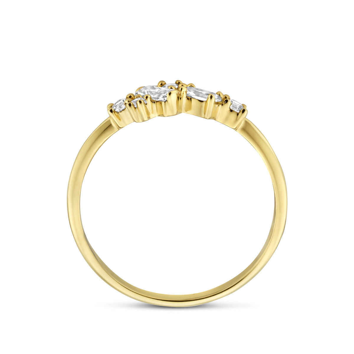 Fantasy Collection Ring zirkonia 14K geelgoud
