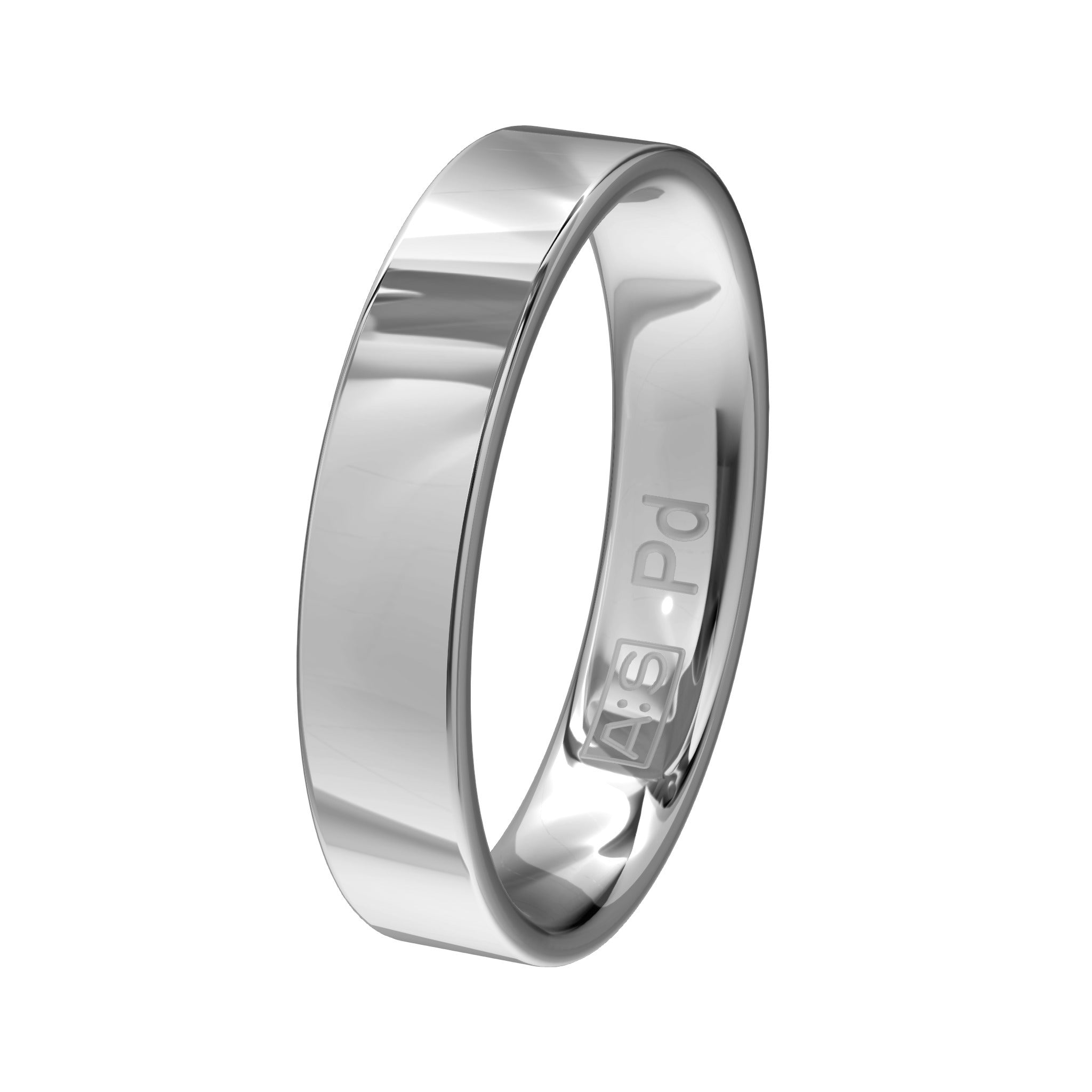 Aller Spanninga Trouwring 101 Palladium 585