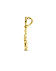 zilver verguld (geel) hanger gehamerd 16 mm 3 micron - 2104073 - PansiteNederland.nl