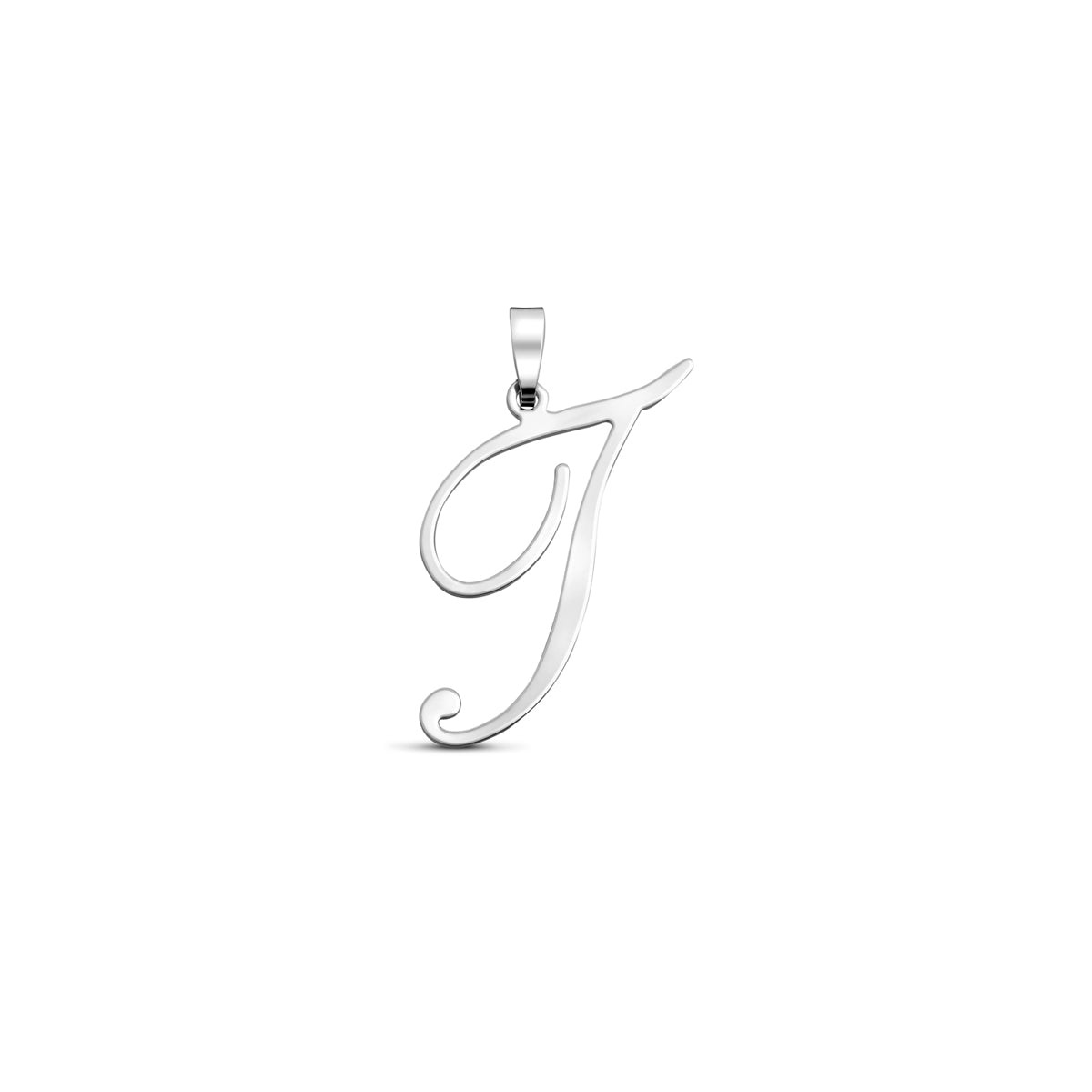 Hanger sierletter I 18 mm zilver #Letter_I