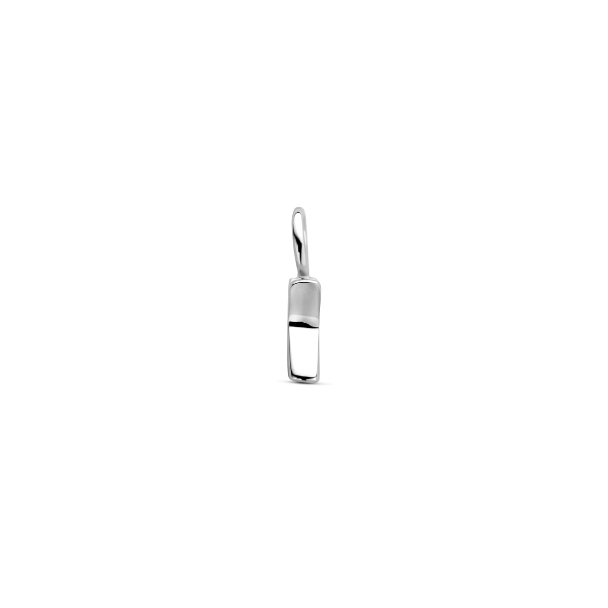 Oorringhanger letter X 6 mm zilver #Letter_X