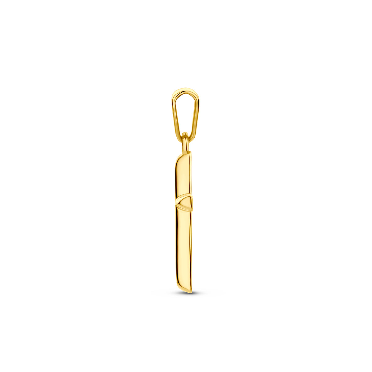 Hanger kruis 9K geelgoud 15 mm