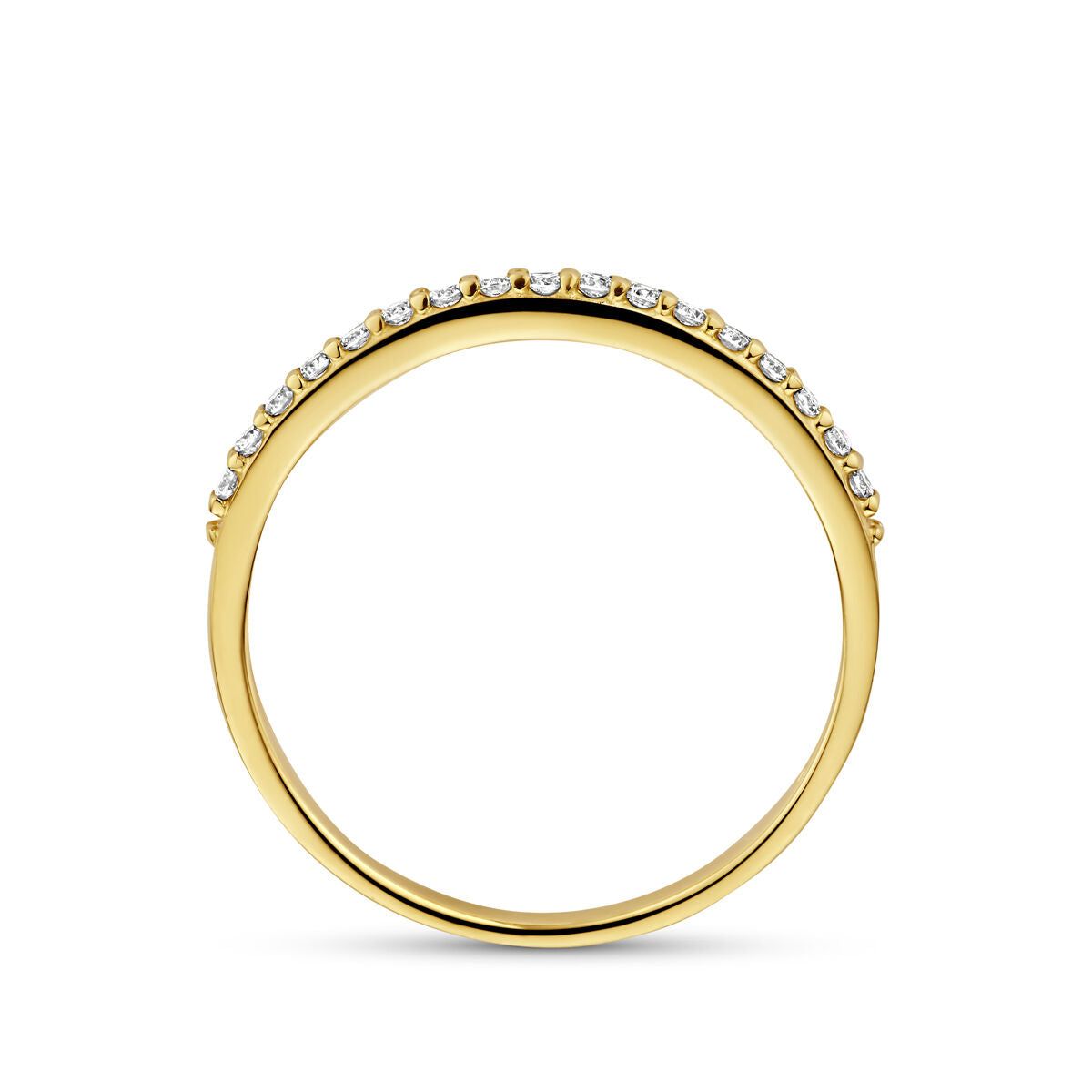 Fantasy Collection Ring lab grown diamant 0.17ct g vs 14K geelgoud