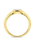 14K Geelgouden Ring Zirkonia 4033493