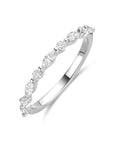 Zilveren Gerhodineerde Ring Zirkonia 1341517 - PansiteNederland.nl