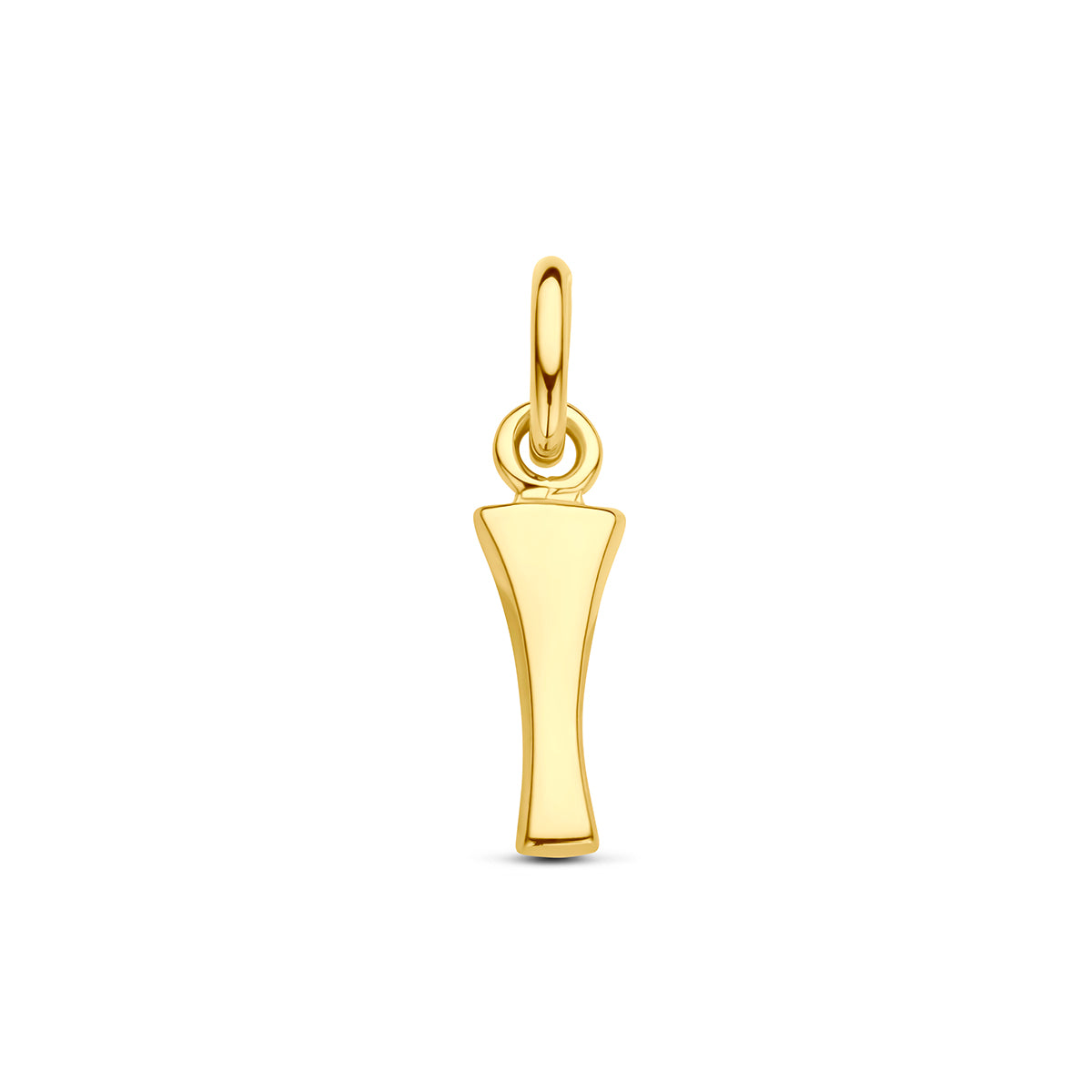 Hanger letter I 12,5 mm 14K geelgoud #Letter_I