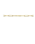 14K geelgoud collier paperclip 7 mm 45 cm 4031307