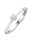 Zilveren Gerhodineerde Ring Zirkonia 1341502 - PansiteNederland.nl