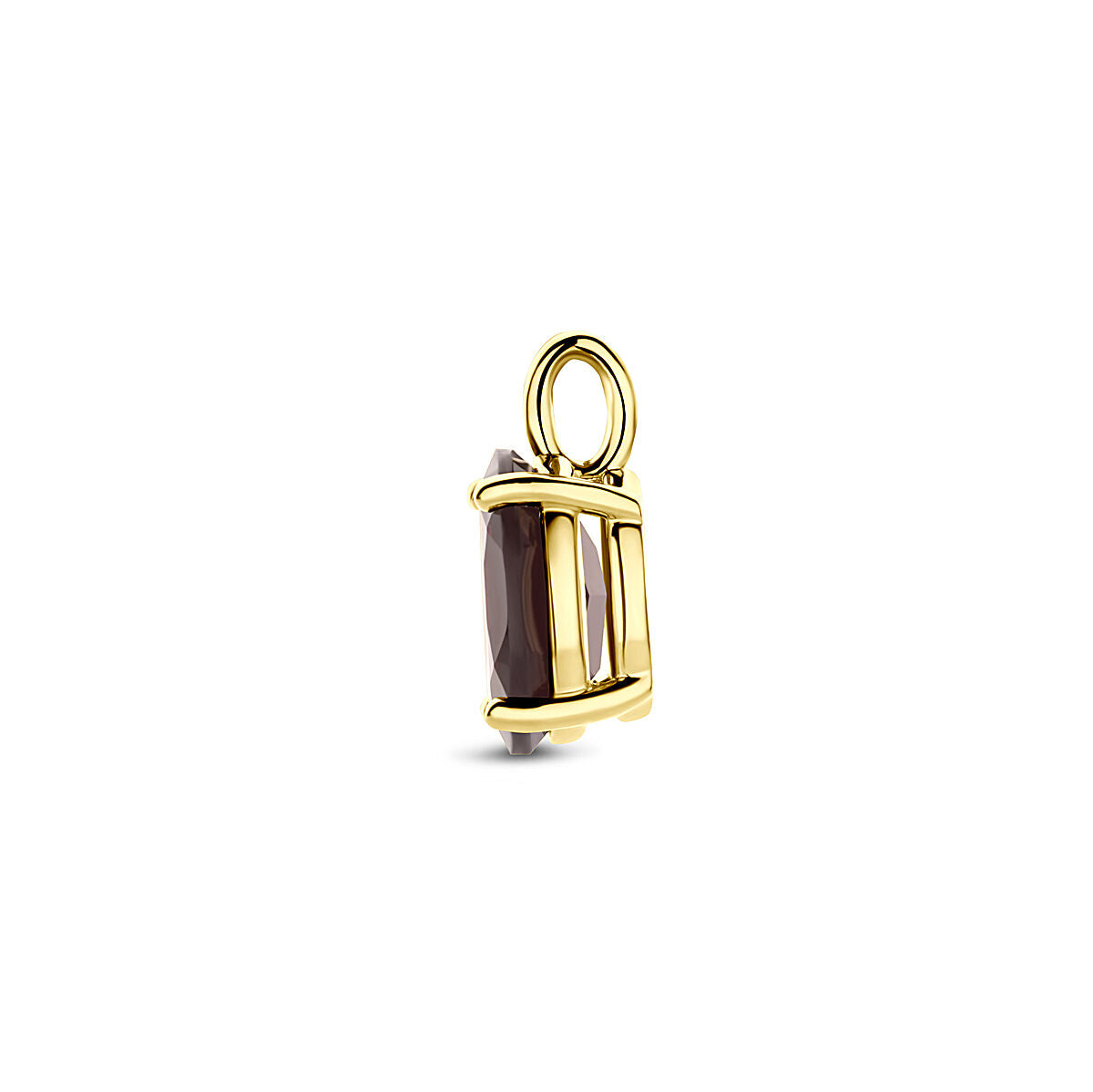 zilver verguld (geel) hanger granaat 14 mm 1 micron - 2104032 - PansiteNederland.nl