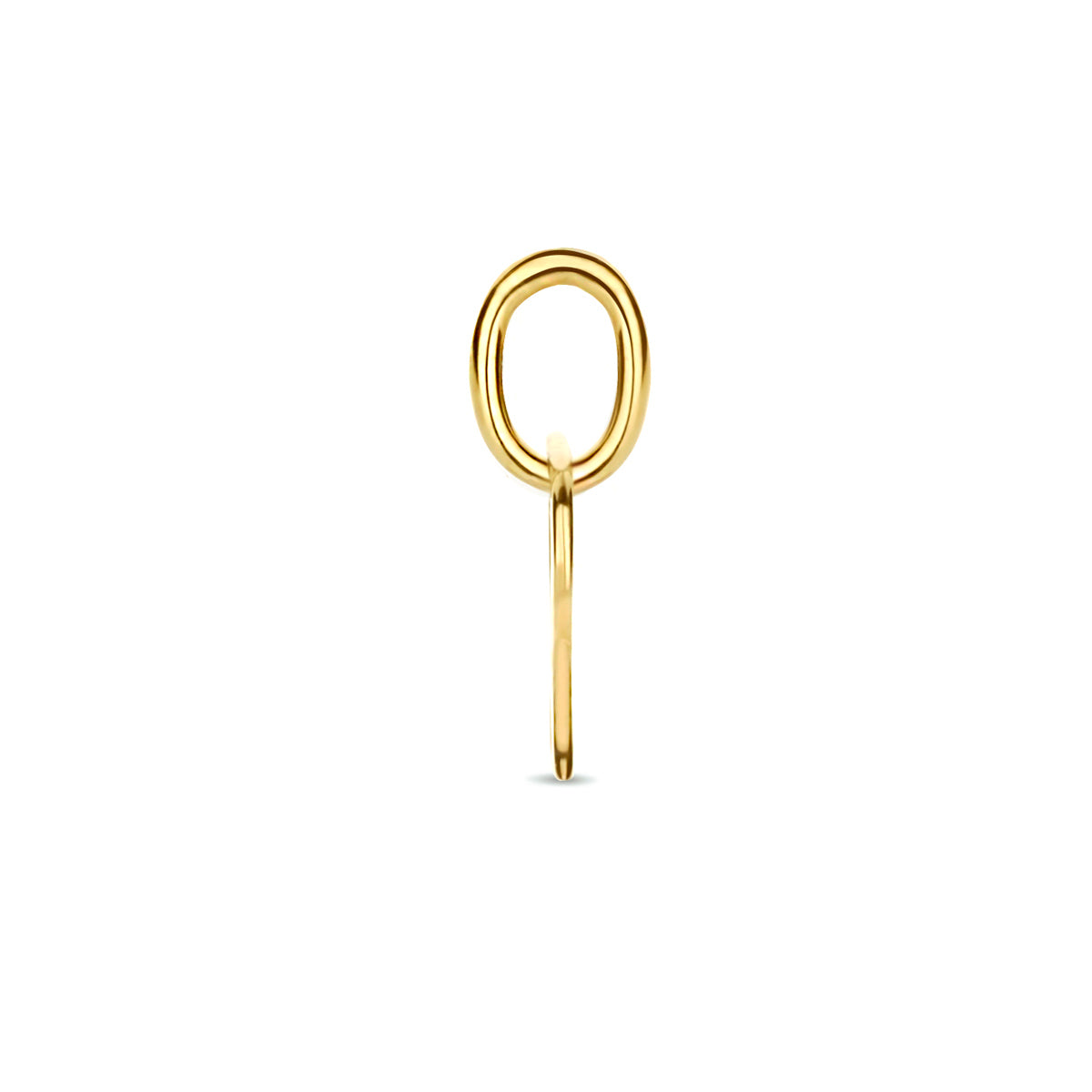 Hanger letter R 9K geelgoud #Letter_R